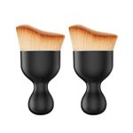 NINVVS 2 pieces of car interior cleaning soft brushes, multi-function soft-bristled cleaning brushes, car interior cleaning soft-bristled brushes, dust removal and ash removal soft-bristled brushes