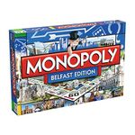 Winning Moves Belfast Monopoly Board Game, Advance to Victoria Square, City Hall or University Road and trade your way to success, 2–6 players makes a great gift for ages 8 plus