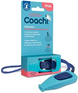 Coachi Whizzclick, 2-in-1 Combined Clicker and Whistle, Dog Training Whistle for Recall and Clicker Training for Rewarding, Adjustable and Reflective Lanyard, Suitable for Dogs and Puppies