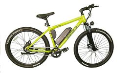 LIVLONG EMOBILITY Electric Nestor Sx Unisex Electric Bicycle Max Speed 25Kmph, 30-40Km In Pedal Assist,27.5" Wheel Size,18 Inches Carbon Steel Frame,Front Lcd Display,8.0 Ah Li-Ion Battery(Neon Green)
