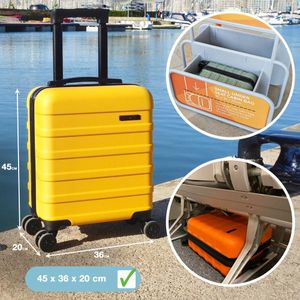 Cabin Max EasyJet Cabin Bag – 30L Lightweight Underseat Suitcase 45x36x20cm