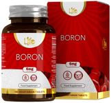 LN Boron Supplement | 180 Vegan High Strength Boron Capsules - 6mg Boron Supplement per Serving | Non-GMO, Gluten, Dairy & Allergen Free | Manufactured in The UK