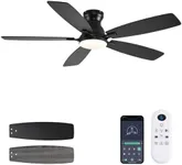 JSAITEE Ceiling Fans with Lights, 5