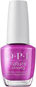 OPI Nature Strong Nail Polish | Quick Dry Vegan Nail Varnish with Long-Lasting Results | Made with Natural Ingredients | Pink Shades | Thistle Make You Bloom | 15 ml