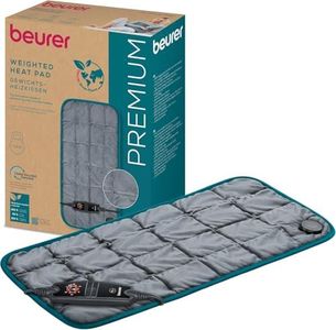 Beurer HK 145 Cosy Weighted Heating Pad, Snuggly Heating Pad with 1500g Weight for More Relaxation, Soothing and Embracing Warmth, Heating Pad with Glass Bead Filling, 60 x 30 cm