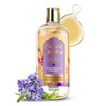 Vedic Valley Ayurvedic Massage Oil for Full Body Relax, Lavender Essential Oil for Reduce Stress & Massage Oil for Pain Relief, Deep Sleep & Moisturizes Dry Skin, Relaxing for Men & Women- 300 Ml