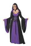 California Costumes Women's Plus-Size Deluxe Hooded Robe Plus, Purple/Black, 3X