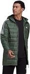 adidas Men's Essentials Down Jacket, Green Oxide, M