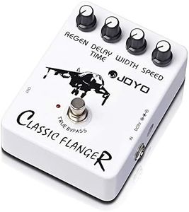 JOYO Flanger Effect Pedal Achieve Metallic Flanger Sounds & Rapid Tremulous Vibrato for Electric Guitar Effect - True Bypass (JF-07)