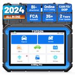 TOPDON Car Diagnostic Tool ArtiDiag Pro with Online-Coding and Bi-Directional Control, Full Systems Diagnosis Obd2 Scanner with 31+Maintenance Services, 2-Year Free Update