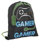 Epic Gamer Drawstring Trainer Gym Bag Kids Teens Adults Travel School PE Kit Sports Swim Bag