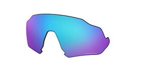 Oakley womens Flight Jacket Replacement Sunglass Lenses, Prizm Sapphire, 37 mm US