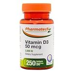 Pharmatech ® Vitamin D3 2000 IU, 50