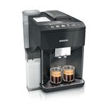 SIEMENS EQ500 Fully Automatic Coffee Machine with coffeeSelect Display, oneTouch DoubleCup, aromaDouble Shot, autoMilk Clean, ceramDrive and Home Connect in Dark Inox