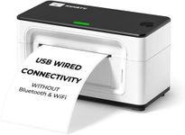 MUNBYN USB Connection Shipping Label Printer 4x6 for Shipping Packages Postage Address Home Small Business, Compatible with Etsy, Shopify, Ebay, Amazon, Royal Mail, FedEx, UPS, ITPP941, White