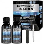 Maximum Strength Toenail Fungus Treatment with Undecylenic Acid - Professional Antifungal Nail Solution for Severe, Thick & Brittle Nails (2 Pack)