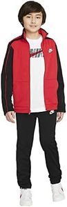 Nike U NSW Futura Poly Cuff TS Traje de baño, Rojo, Negro y Blanco, 13-15 Años Unisex Niños