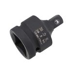 sourcing map 1" Drive (Female) x 1/2" (Male) Impact Socket Reducer for Use with Air Impact Drivers, Breaker Bars, Ratchets, CR-MO Steel