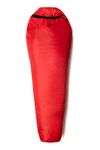 Snugpak | Travelpak 1 | Outdoor Sleeping Bag | Built in Mosquito Net | Antibacterial (Flame Red, Left Side Zip)