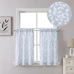 Chyhomenyc Anna White Blue Curtains