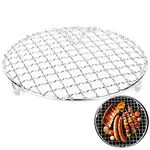 Round Baking Racks for Cooking, 6.5inch Stainless Steel Cooling Rack Wire Trivet Steaming Roasting Grilling Rack for Oven BBQ