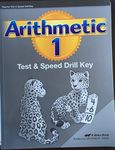 Abeka Arithmetic 1 (Teacher) Test and Speed Drill Key (19737801)