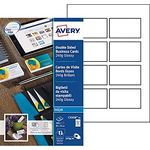 Avery C32028-25 Printable Double-Sided Glossy Business Cards, 8 Cards Per A4 Sheet