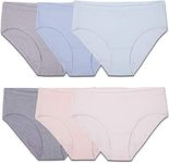 Fruit of the Loom Women's Underwear Panties (Regular & Plus Size), Hipster - Modal - 6 Pack, 7
