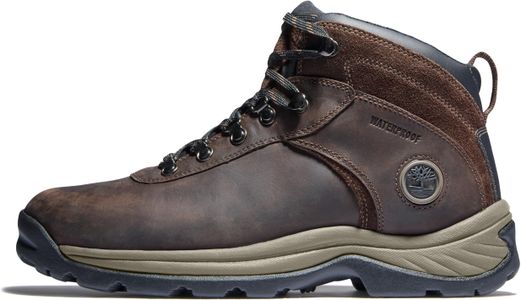 Timberland Men’s Flume Waterproof Boots, UK 10 – Brown Leather