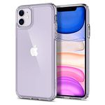 Spigen Ultra Hybrid Case Compatible with iPhone 11 [Military Grade Protection] - Crystal Clear