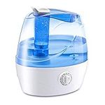 Cool Mist Humidifier, Humidifiers for Babies Nursery, Auto Shut-Off, Super Quiet and Efficient, Adjustable Mist Output and Long Working Time, Humidifier for Bedrooms and Small sized rooms