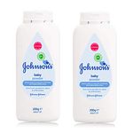 Johnson’s Baby Talcum Powder Multipack of 2 | Clinically Proven Talc for Newborn Delicate Skin | Leaves Skin Soft and Smooth | 2 x 200g