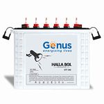 Genus Hallabol GTT240 Tall Tubular 150 Ah Inverter Battery with 48 Months Warranty for Home Office & Shops