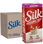 SILK Organic Unsweetened Soy Milk -