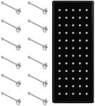 Aroncent 60Pcs 22G Stainless Steel 