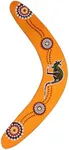 Inborntrait Boomerang for Kids, Australia Style Handmade Wooden Authentic Boomerang, V-Shaped Returning Boomerang for Ages above 10 Years Old Kids and Adult- Light Brown