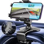 [2023 Upgraded] Phone Mount for Car Dashboard & Air Vent, 1200 Degree Rotation Car Phone Holder Mount with 3M Adhesive[Multi-Angles&Stable], Cell Phone Holder Car for iPhone Samsung All Smartphone