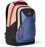 OGIO Axle Pro Backpack, Tan/Blue/Re