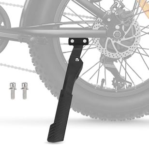 BEAROLNE Bike Kickstand Heavy Duty Rear Mount Kick Stand for 40mm 26-29 Inch Aluminum Kickstand for Adult Kids Bike Mountain Bike Ebike Mini Bike Electric Dirt Bike MTB Carbon Fiber Style