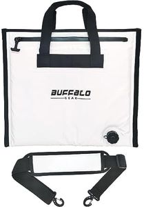 Buffalo Gear Insulated Fish Cooler Bag,Fishing Bait Cooler 20×18in White