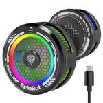 SpinBot IceDot Mag v1 Magnetic Semiconductor Mobile Cooler | Smart AI,L1,L2 Mode for Temperature Control |15W Freeze Cooling | for iPhone 12/13/14/15/16, iPads and Android Smartphones (Black)