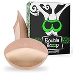 Double Scoop Women's Push up Bra Pads Insert - Breast Enhancer C Cup Sweet Peaches (Nude)