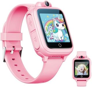 Smart Watch for Kids, Kids Watch Toys with 26 Games Camera Video Recorder Music Alarm Calculator Calendar Flashlight Stopwatch Pedometer, Education Toys for 4-16 Year Olds, Gifts for Boys Girls, Pink