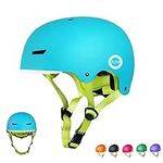 XJD Toddler Helmet Kids Bike Helmet Multi-Sport Cycling Helmet Adjustable Child Helmet Kids Bicycle Helmet Boys Girls Safety Skateboard Skating Scooter Youth Helmet Ages 3-8 Years Old, Blue S