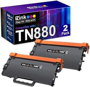 E-Z Ink (TM Compatible TN880 Super High Yield Toner Cartridge Replacement for Brother TN880 TN-880 TN 880 MFC-L6900DW HL-L6200DW MFC-L6700DW MFC-L6800DW HL-L6200DWT HL-L6300DW Printer（2 Black）