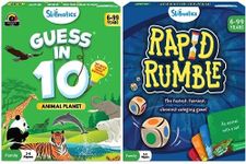 Skillmatics Rapid Rumble & Guess in 10 Animal Planet Bundle, Games for Kids, Teens & Adults