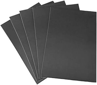 VUAOHIY Black Foam Sheet Self Adhesive Rubber Padding Neoprene Sponge Rubber Mat Padding Foam Rubber Sheet Insulation Rubber Foam Sheet (12" x 8" x 1/8", 5 Pcs)