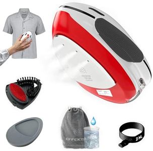 EFFEKTIV - Plancha Viaje 1030X | Vapor de Mano Ultra Compacto 3 en 1 | 4 Modos Steamer | Calentamiento Rápido en 35 Segundos | 1600W de Potencia | Elimina Bacterias | Vapor Mano Vertical para Viaje