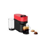 Nespresso Vertuo Pop+ Single Serve Coffee and Espresso Machine by Breville, Spicy Red