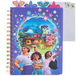 Innovative Designs Disney Encanto Tab Journal Notebook, Spiral Bound, 96 Lined Pages, 8 x 7 inches, Purple